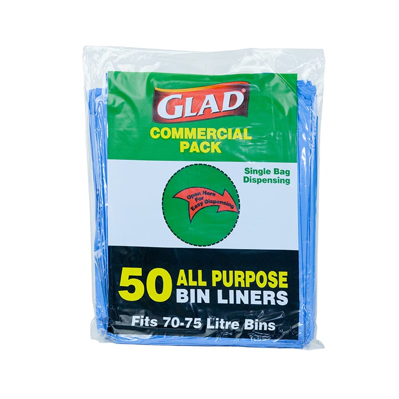 Glad® All Purpose Bin Liner 7075L RapidClean