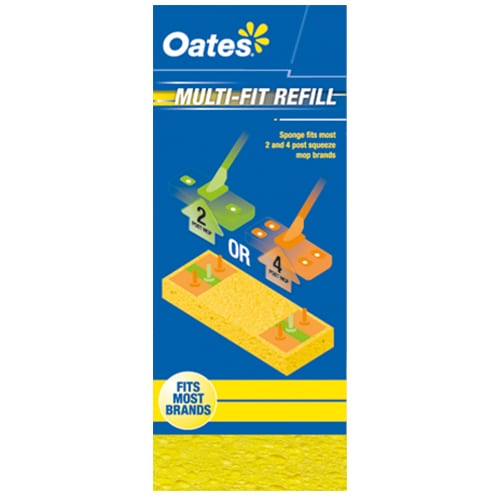 Oates MultiFit Squeeze Mop Refill RapidClean