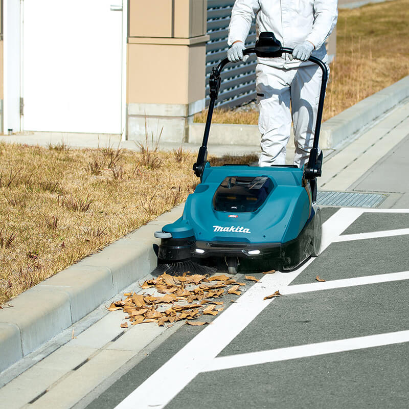 Makita 40V Max Walk Behind Sweeper - available at RapidClean