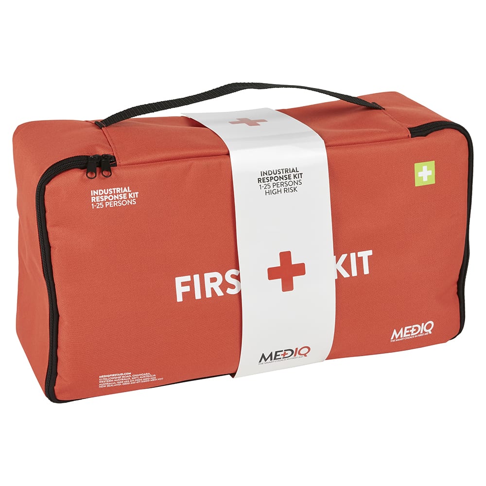 MEDIQ First Aid Kit Industrial/Construction Softcase RapidClean Coffs