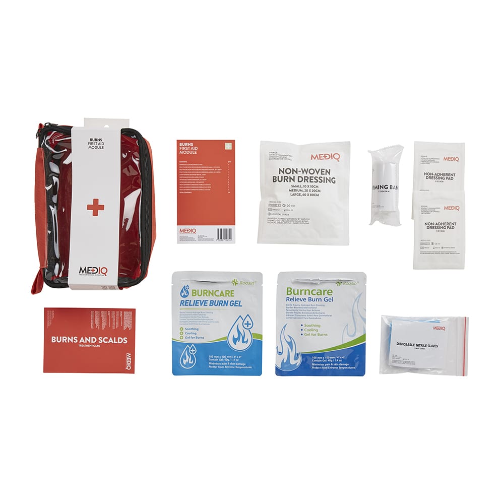 MEDIQ First Aid Kit Burns Incident Ready Module RapidClean Coffs Harbour