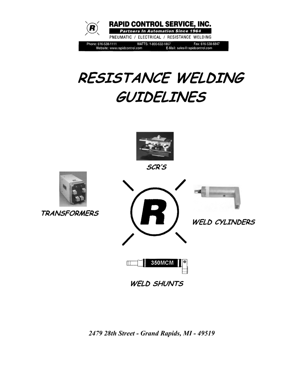Resistance Welding Guidelines Rapid Control Service Inc