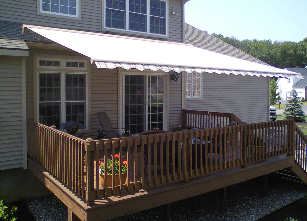 Retractable Deck & Patio Awnings Garage Door Service, Sales and