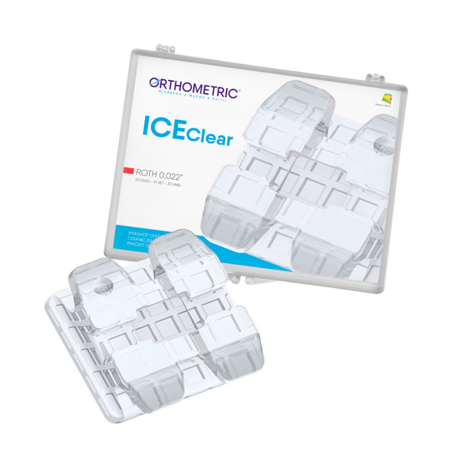 Brackets Ceramico ROTH 0.22 Ice Clear Orthometric Rapident