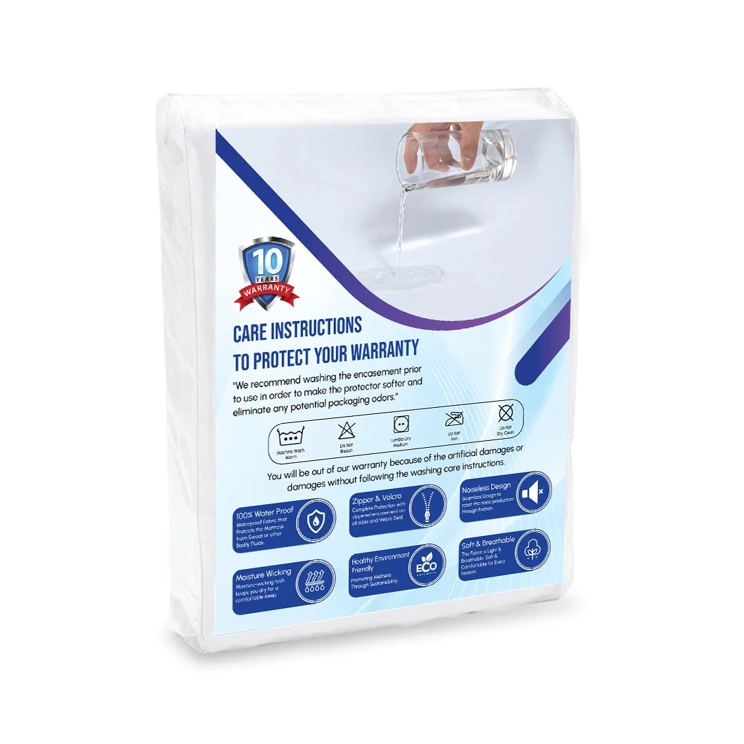 Queen Size Mattress Encasement for Bed Bugs Rapid Hotel Supplies