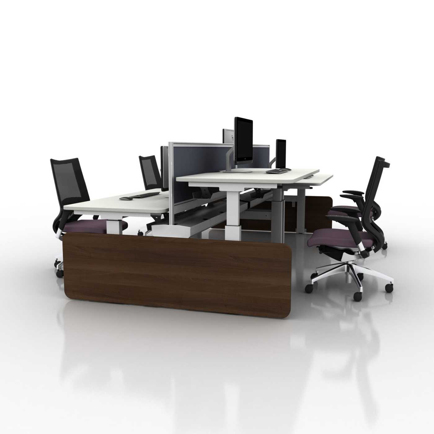 Mobili Move Height adjustable Single Electric Office Desk Rapid