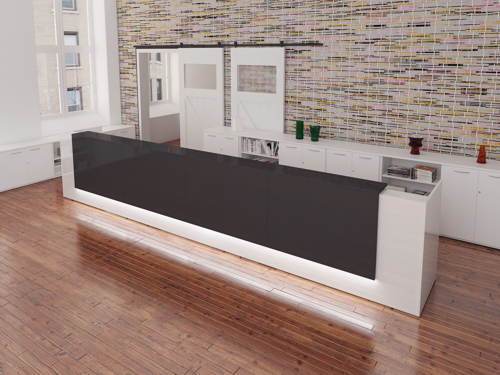 TCS Zion Multi Person Single Front Reception Desk Rapid Office Furniture