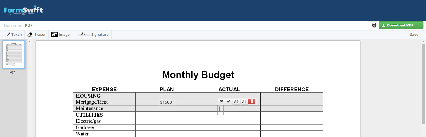 Edit Any PDF Online In Seconds with the Free FormSwift PDF Editor