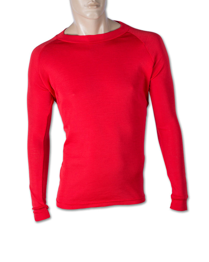 Red Thermal Longsleeve Top