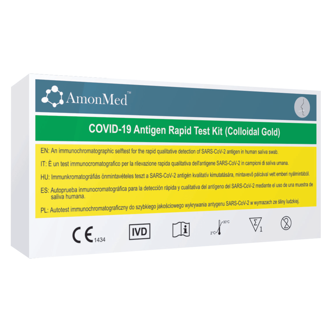 AmonMed test sline na antigen koronavirusov