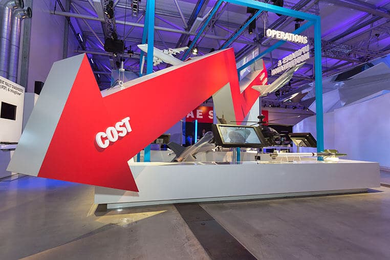 BAE Systems Exhibition Stand Farnborough International Air Show
