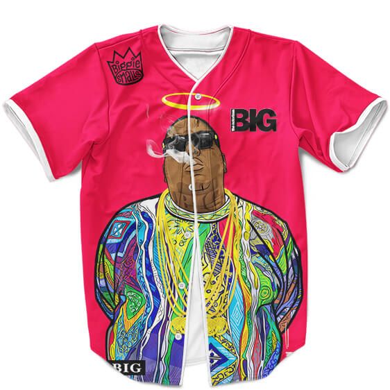 Biggie Smalls Minimalist Graffiti Art Awesome Baseball Jersey Rappers Merch