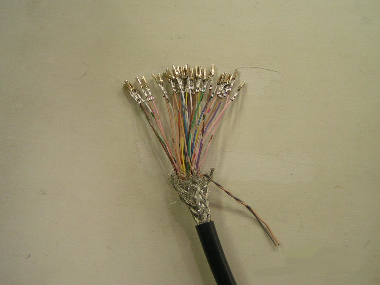 Braided Shield Molex Crimp Socket Cable Rapport, Inc. Your Partner