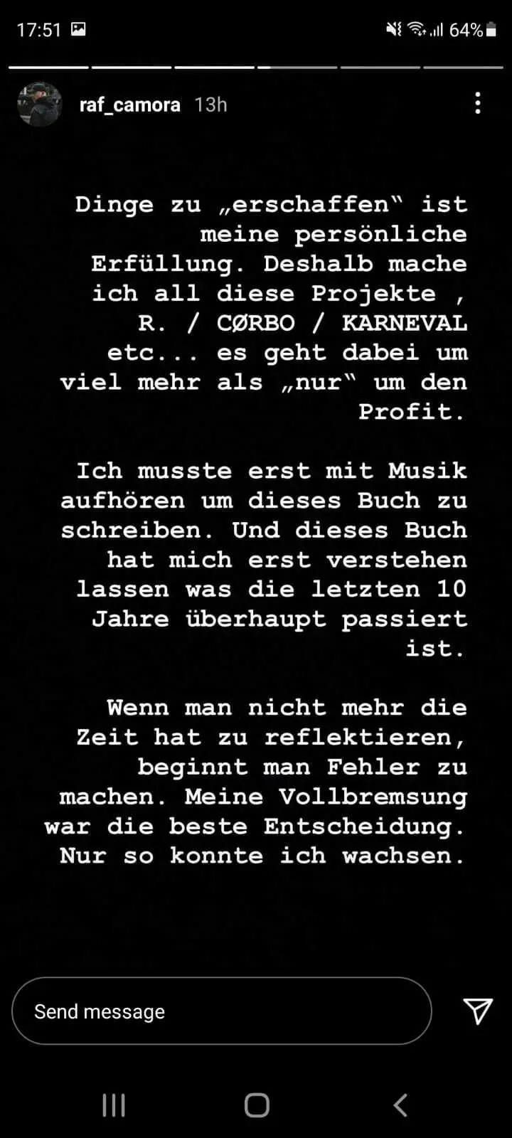 "Ich musste erst mit Musik aufhören" Raf Camora erfüllt sich