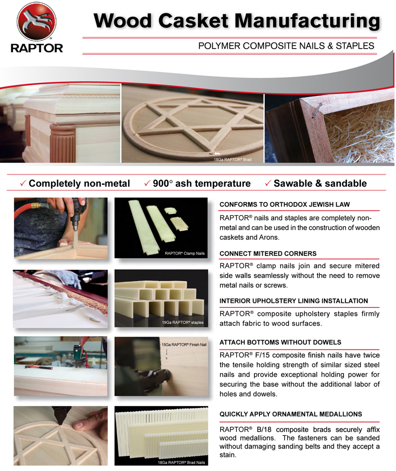 RAPTOR® Polymer Composite Nails & Staples Applications Boat Building