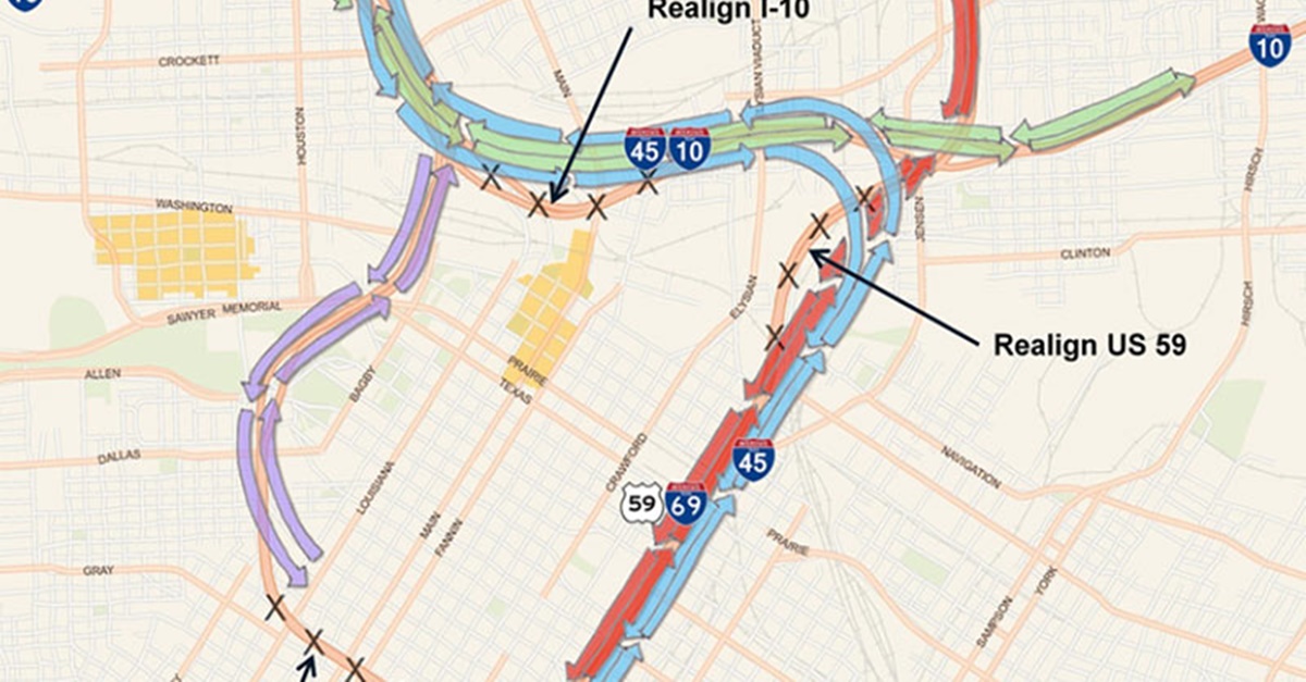 Txdot Road Construction Map TxDOT Finally Reveals Details about the I45 Project Rare