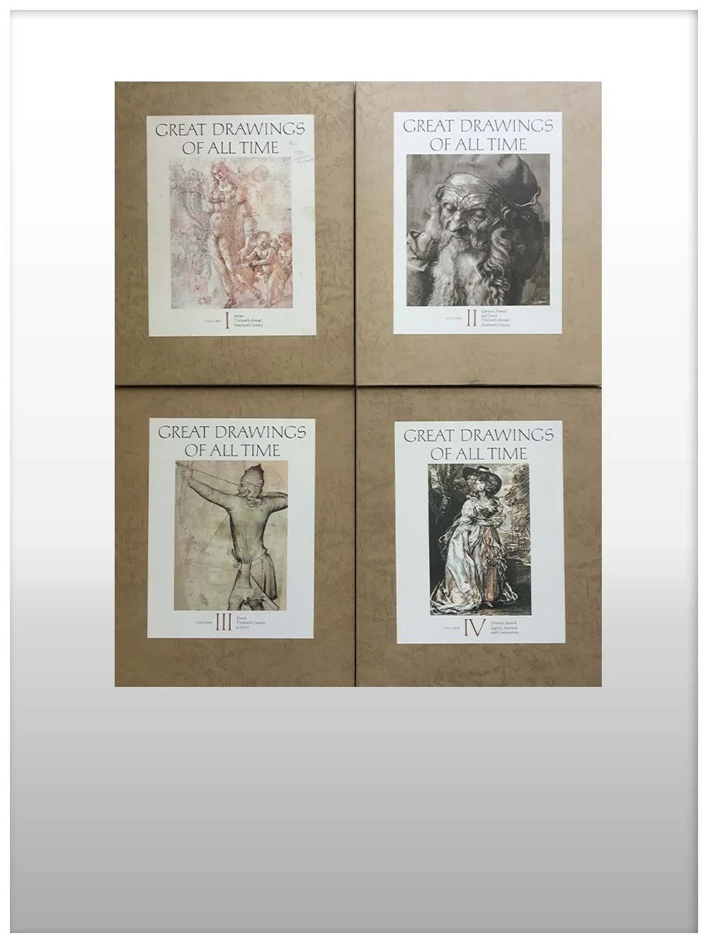Buy Great Drawings Of All Time 4 Volume Set Book Rare Books Finder