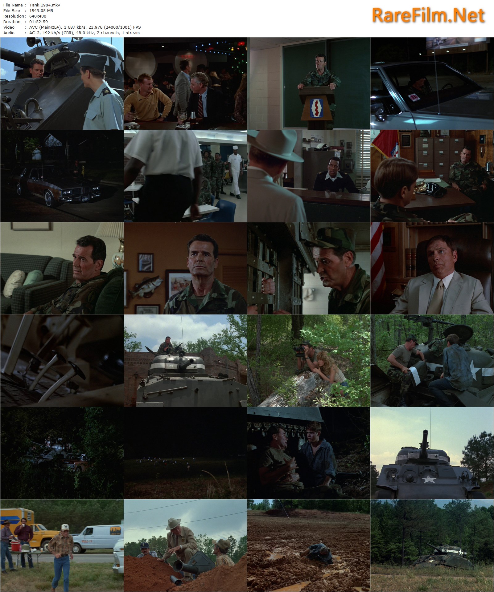 Tank (1984) Marvin J. Chomsky, James Garner, Shirley Jones, C. Thomas
