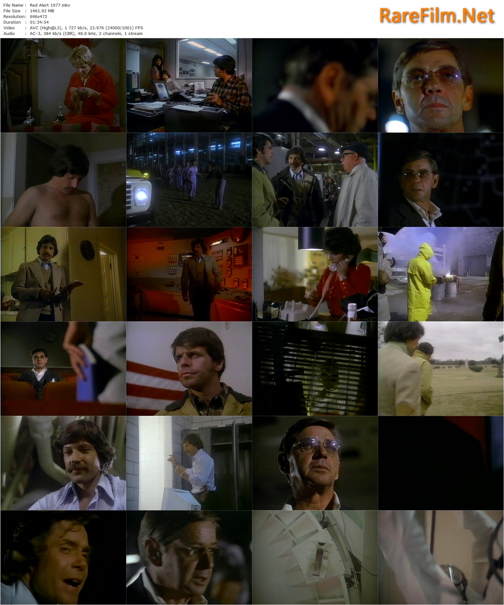 Red Alert (1977) William Hale, William Devane, Michael Brandon