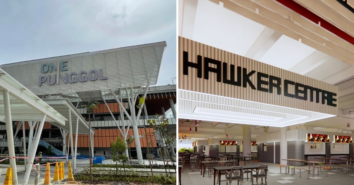 New One Punggol Boasts a 5Storey Library, 700Seat Hawker Centre