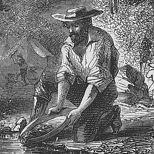 Gold Mining Locations on the Mokelumne River