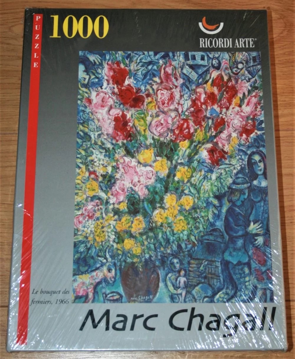 1000 Ricordi, Le Bouquet des Fermiers, Marc Chagall Rare Puzzles