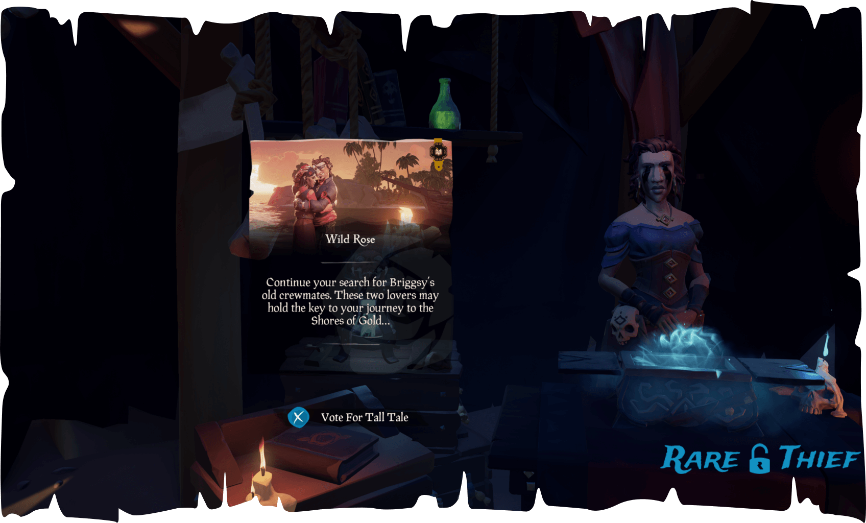 Wild Rose Tall Tale Journals, Locations and Text Rare Thief