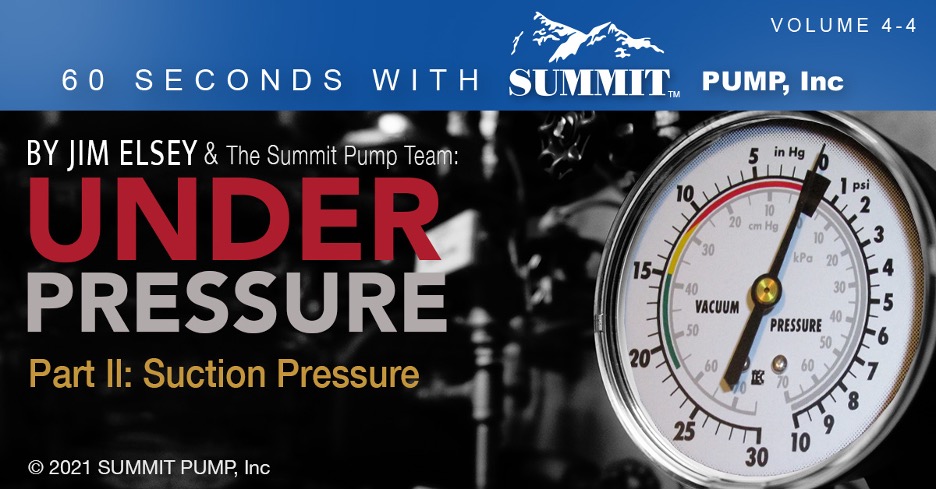 Under Pressure – Part Two: Suction Pressure | R. A. Ross & Associates