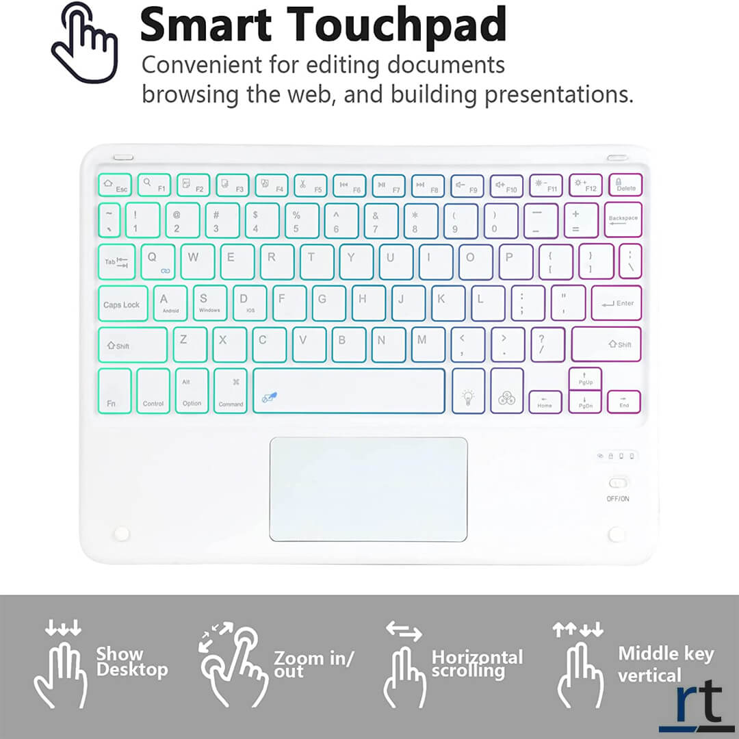 Bluetooth Keyboard with TouchPad for iPad Pro 12.9” | RARO Tech