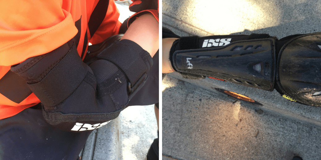 IXS Kids Knee and Elbow Pads Review Rascal Rides