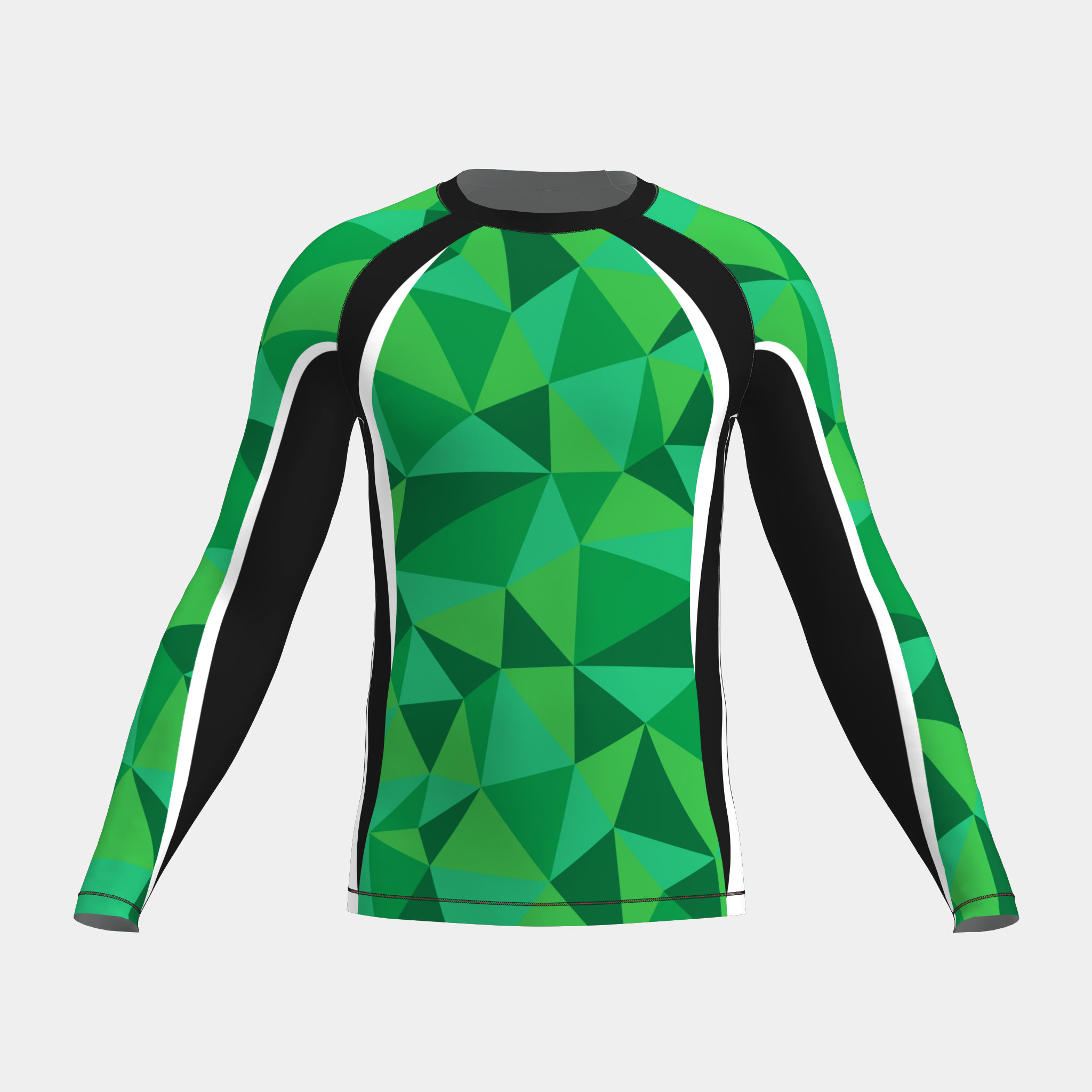 Customized Men's Rash Guards (Long Sleeve) With Own Design