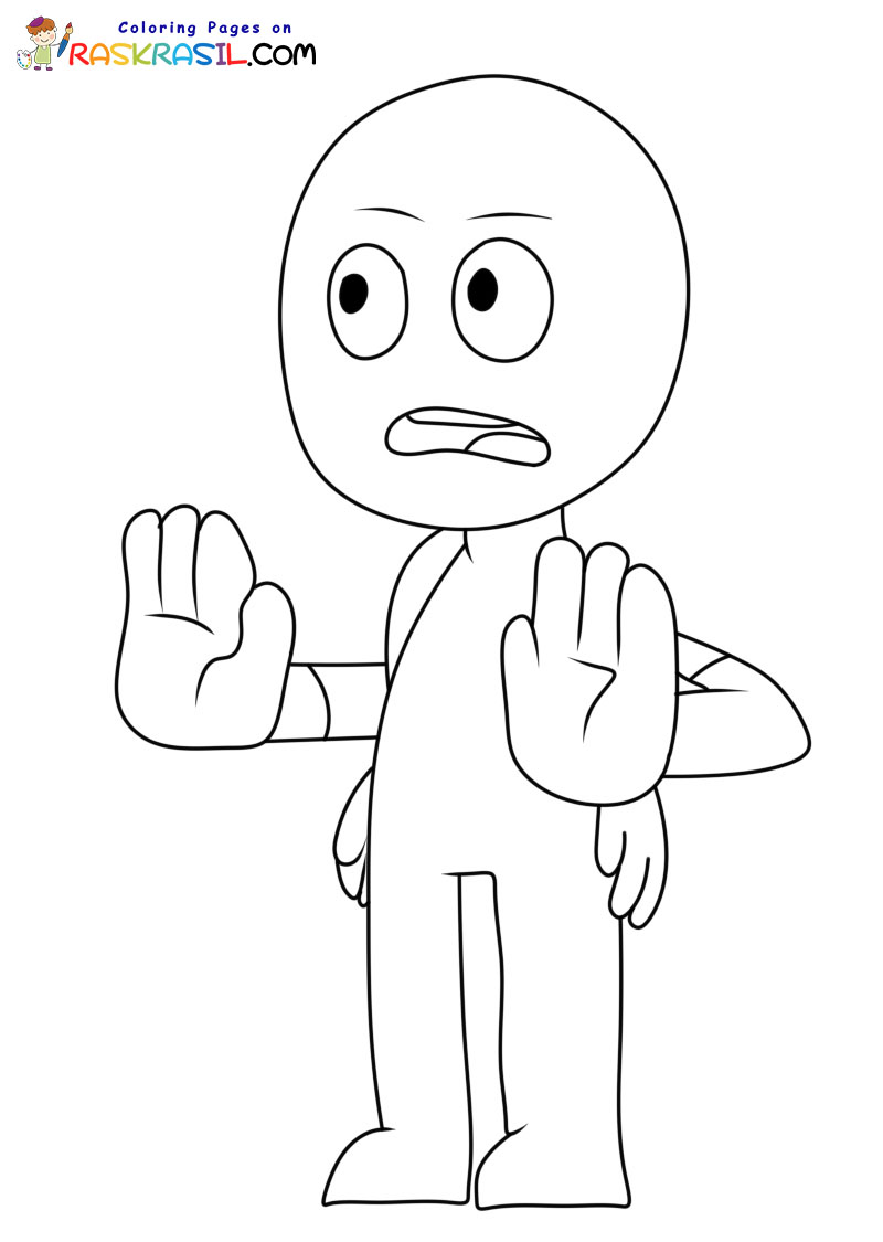 Disegni di Player Poppy Playtime da Colorare