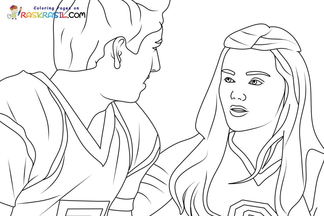 Disney Zombies 3 Coloring Pages