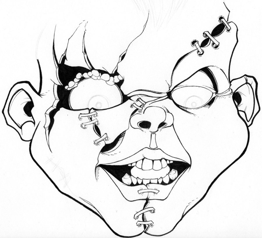 Chucky Coloring Pages
