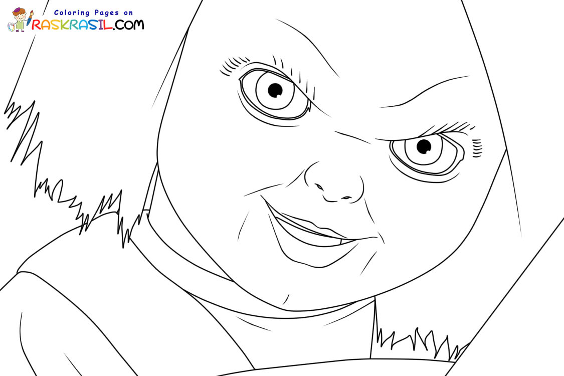 Coloriage Chucky à imprimer