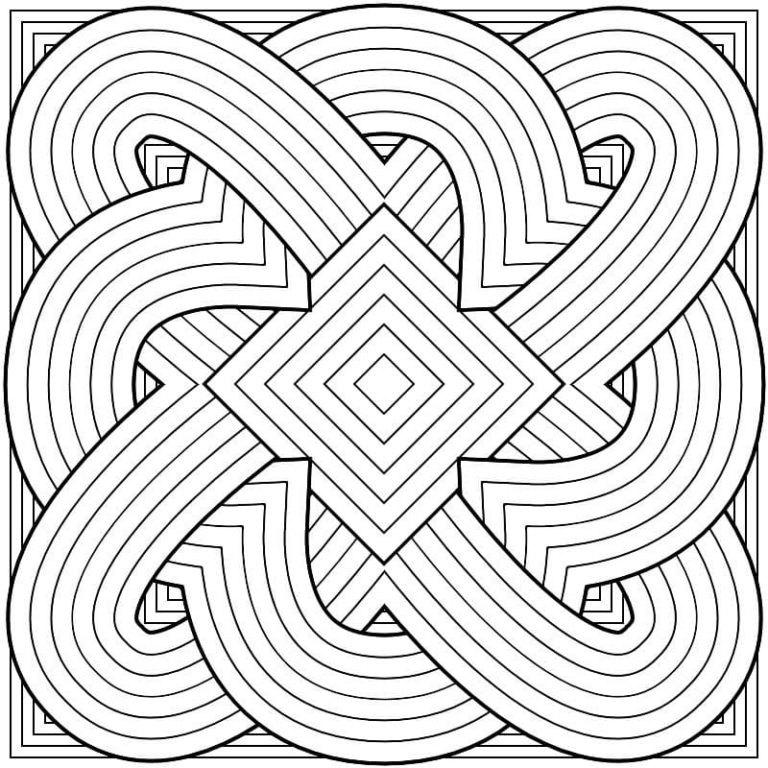 Pattern Coloring Pages