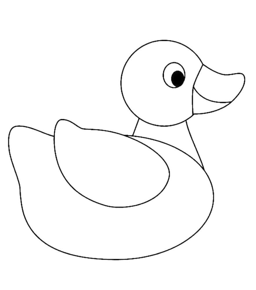 Rubber Duck Coloring Pages