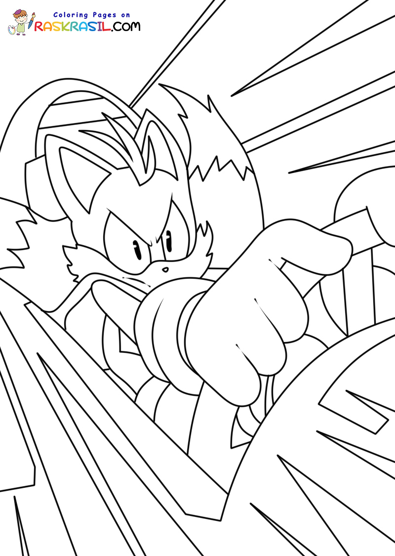 Miles Tails Coloring Pages
