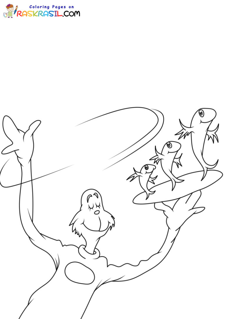 One Fish Two Fish Coloring Pages