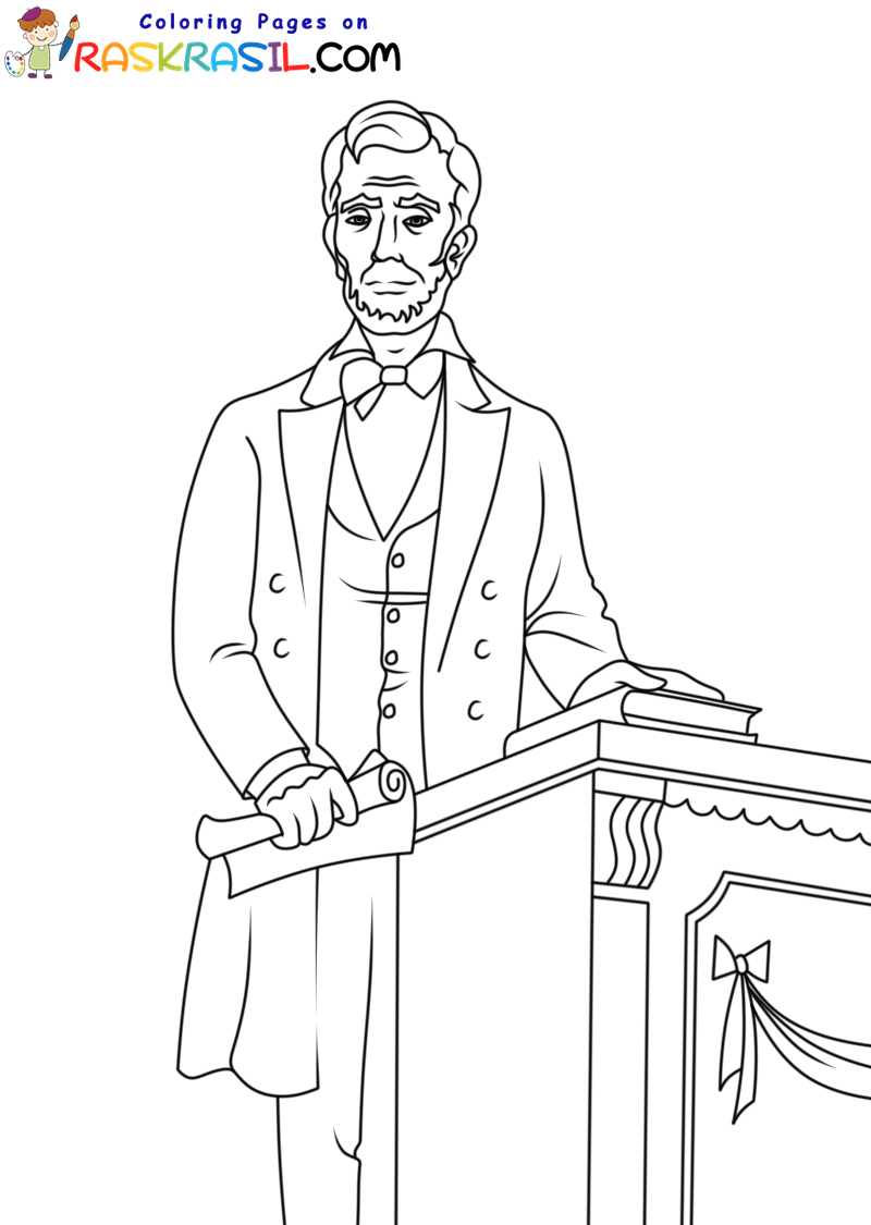 Lincoln Memorial Coloring Pages