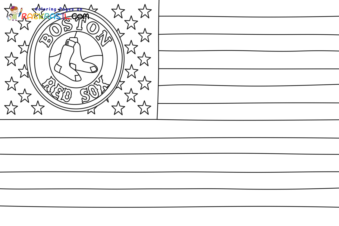 Red Sox Coloring Pages