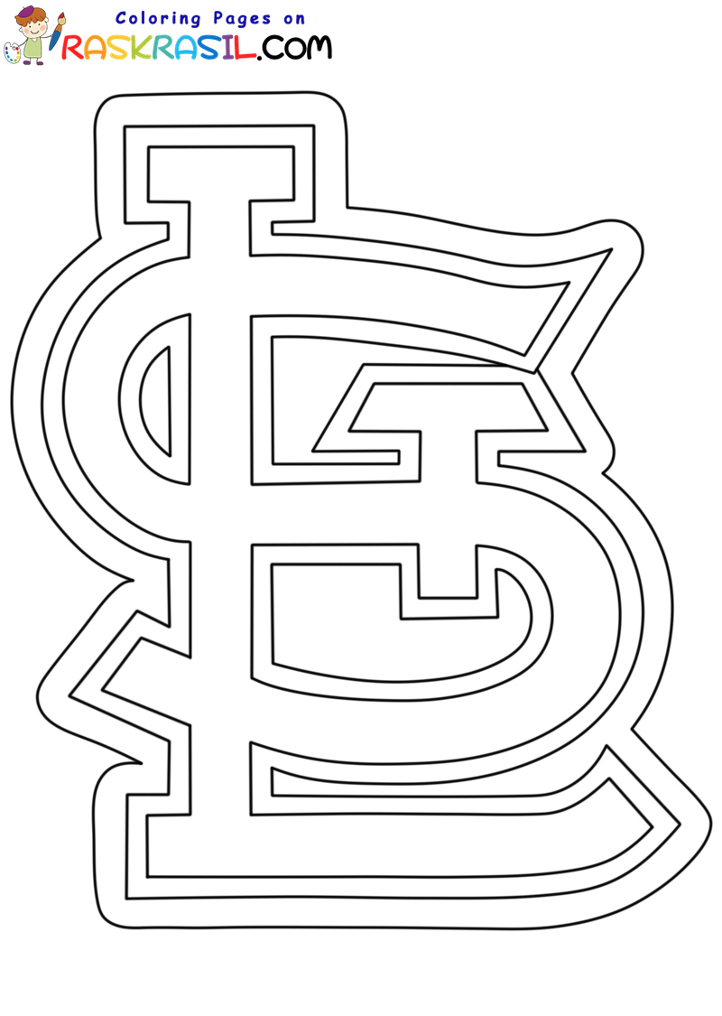St. Louis Cardinals Coloring Pages
