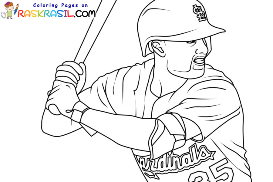 St. Louis Cardinals Coloring Pages
