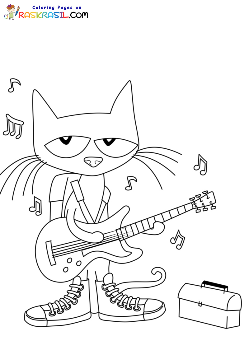 Pete the Cat Coloring Pages