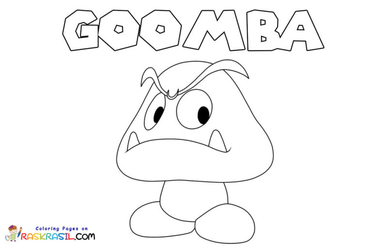 Goomba Coloring Pages