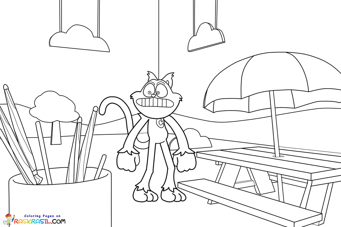 CatNap Coloring Pages