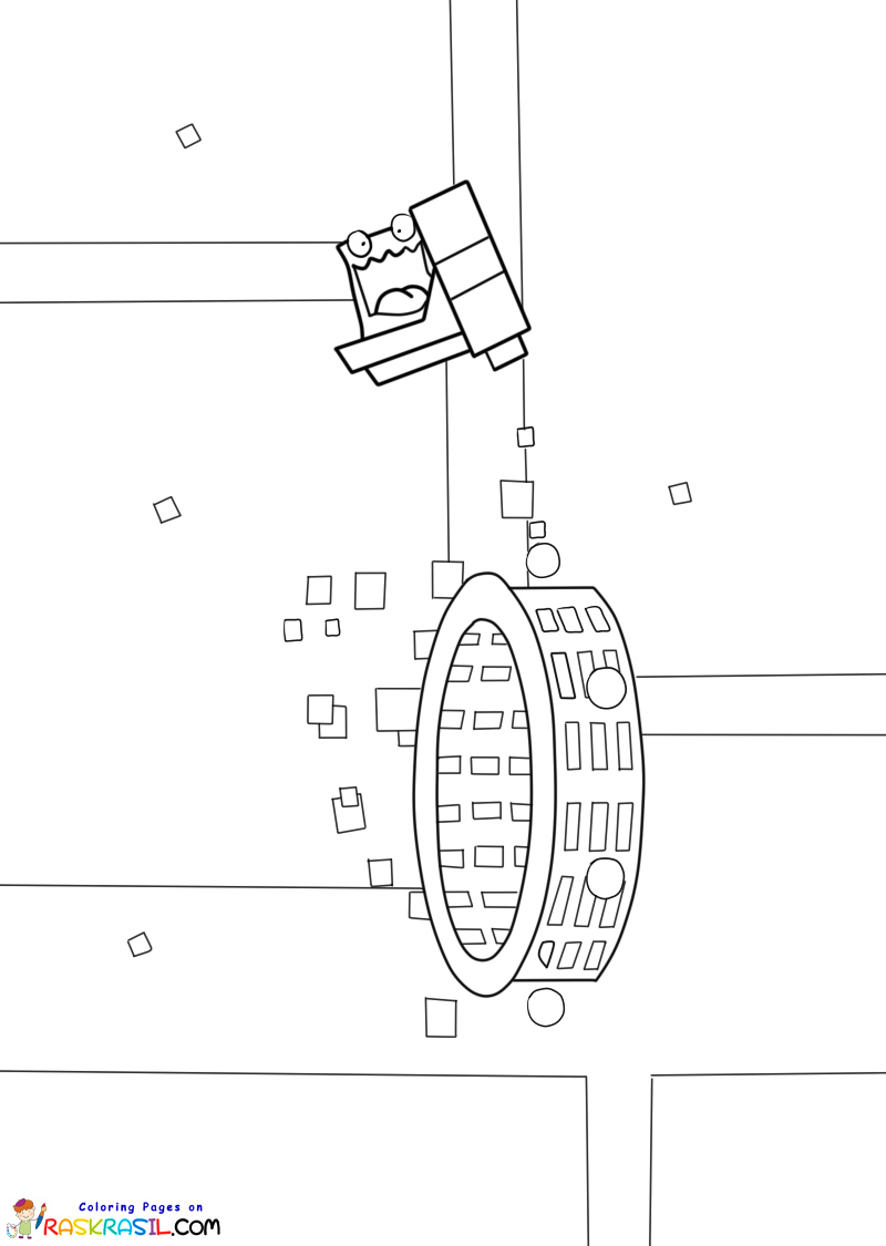Geometry Dash Coloring Pages