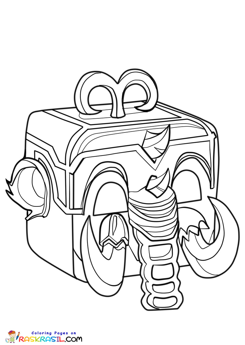 Blox Fruits Coloring Pages Free Printables
