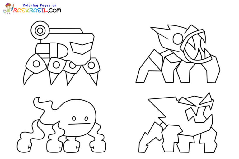 Geometry Dash Coloring Pages
