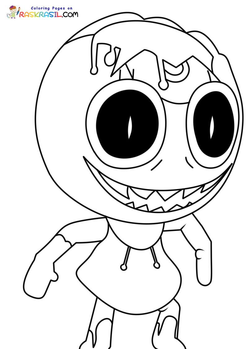 Dandy's World Coloring Pages Free Printables